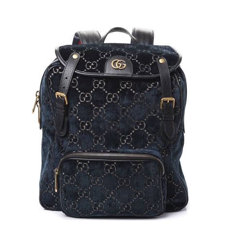 gucci velvet backpack.